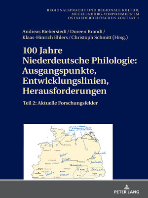 cover image of 100 Jahre Niederdeutsche Philologie